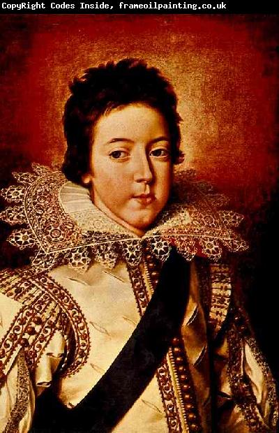 Frans Pourbus Louis XIII as the Dauphin